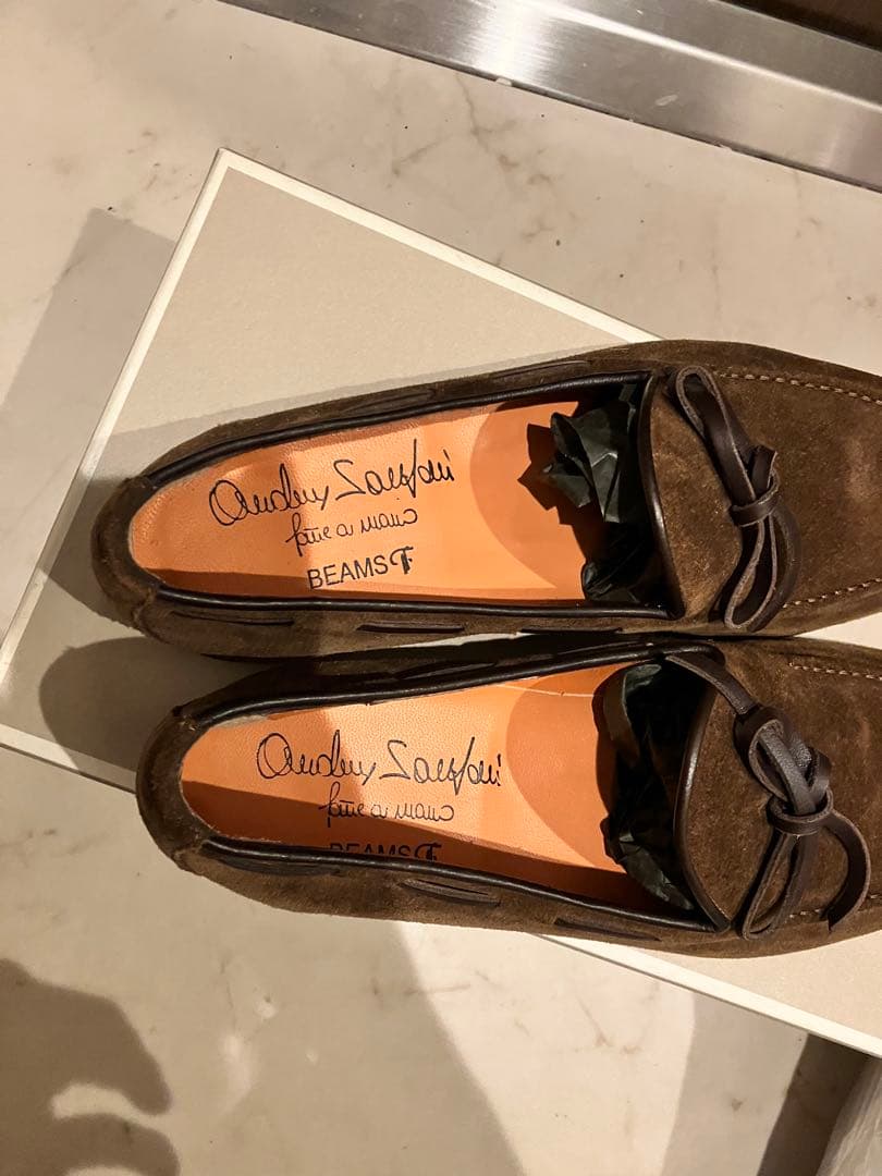 Santoni サントーニ スエード シューズ BEAMS F