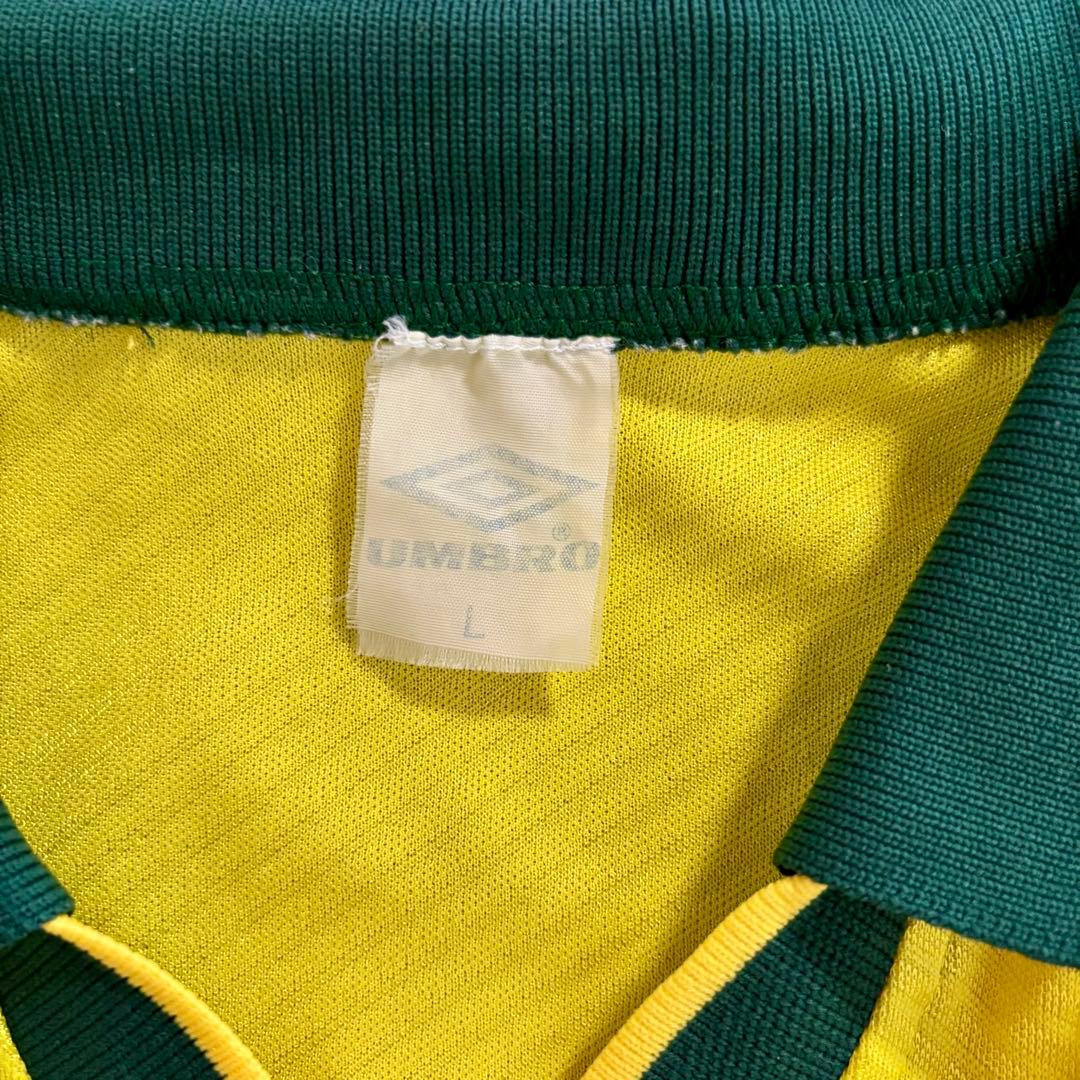 希少 UMBRO アンブロ ブラジル代表 衿付きユニフォーム L 1994年