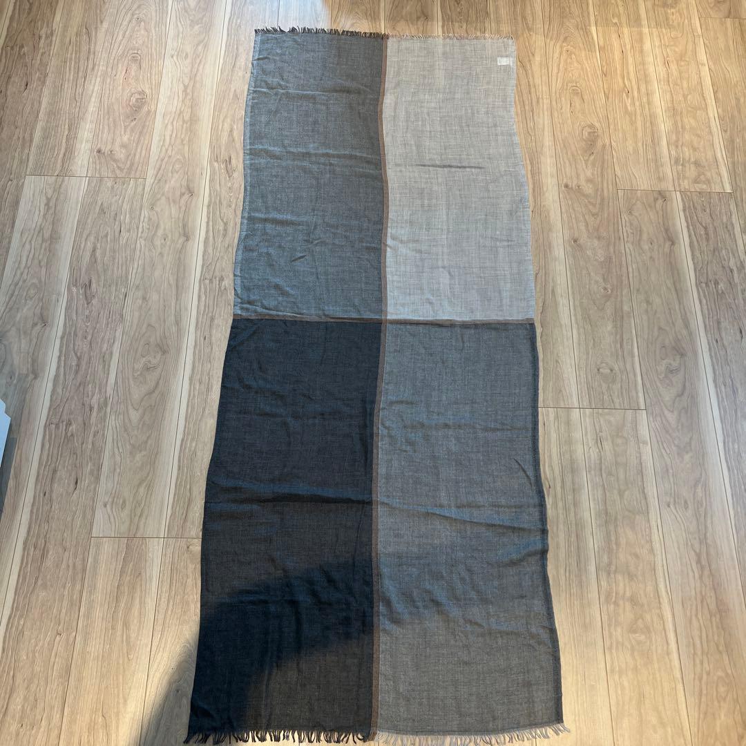 【美品】ブルネロクチネリ カラーブロックストール ライトグレー 楽天市場】ブルネロクチネリ（マフラー・スカーフ｜バッグ・小物