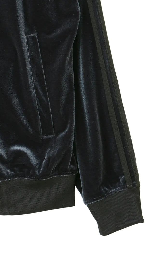 【送料込・新品未使用】ベロア調トラックジャケット/パンツ 上下セットアップ M.