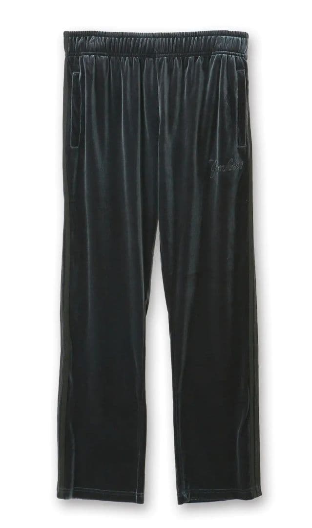 【送料込・新品未使用】ベロア調トラックジャケット/パンツ 上下セットアップ M.