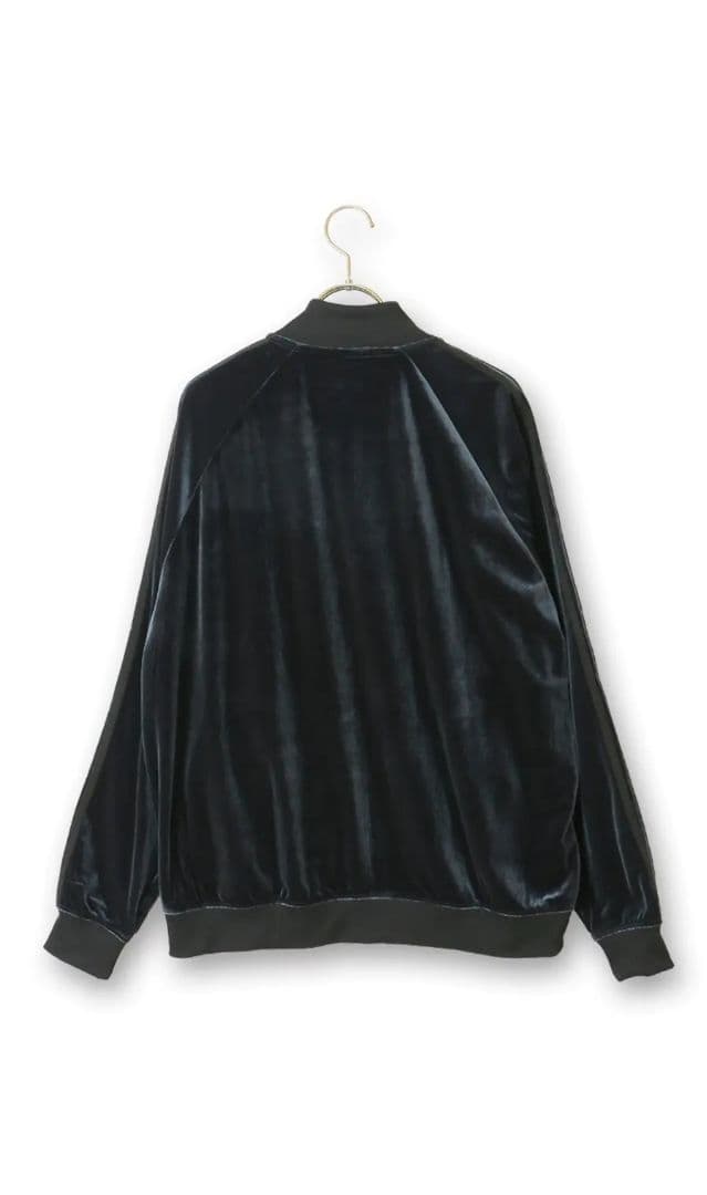 【送料込・新品未使用】ベロア調トラックジャケット/パンツ 上下セットアップ M.