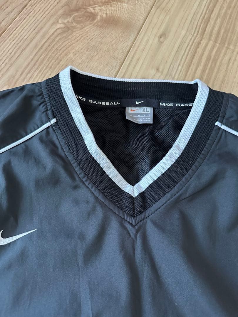 00's NIKE/ナイキ ナイロンピステ ベースボール プルオーバー