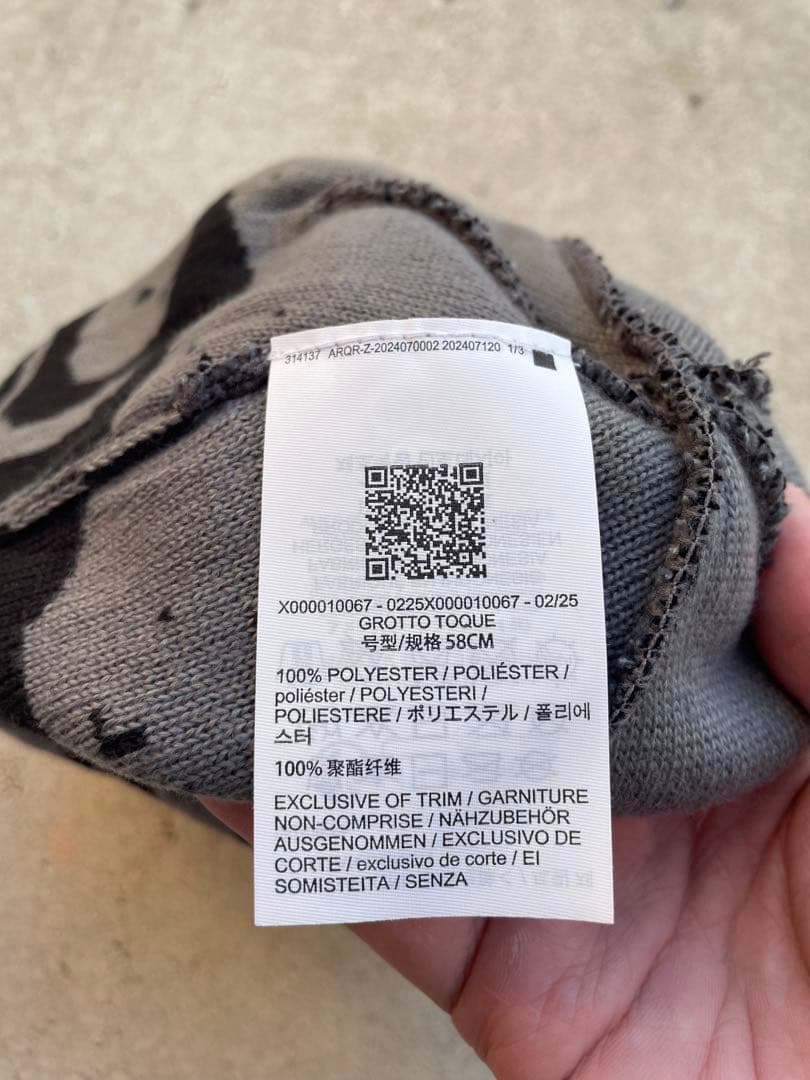 アークテリクス グロッドトーク　ビーニー　Black/Void