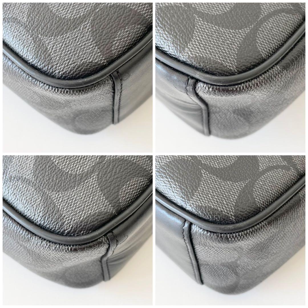 【極美品】COACH メンズ ショルダーバッグ ヘリテージ フライトバッグ