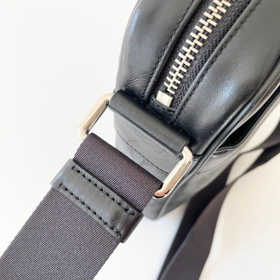 【極美品】COACH メンズ ショルダーバッグ ヘリテージ フライトバッグ