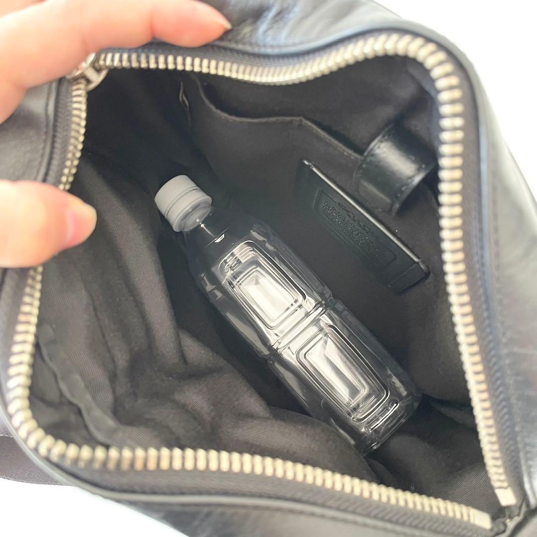 【極美品】COACH メンズ ショルダーバッグ ヘリテージ フライトバッグ