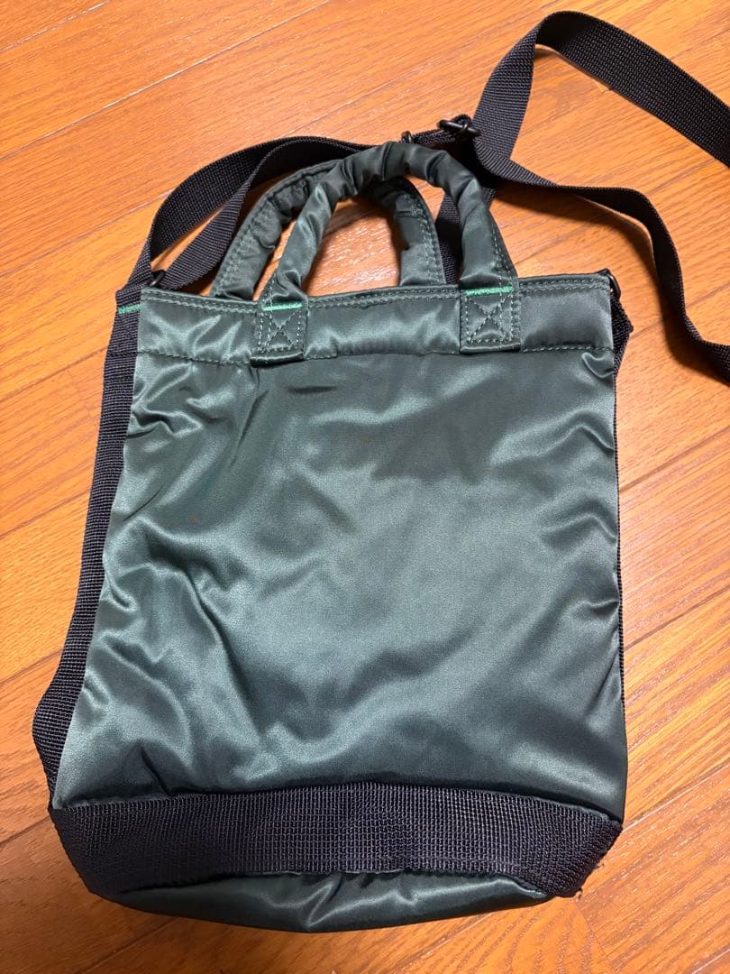 PORTER スターバックス コラボ ショルダーバッグ ダークグリーン