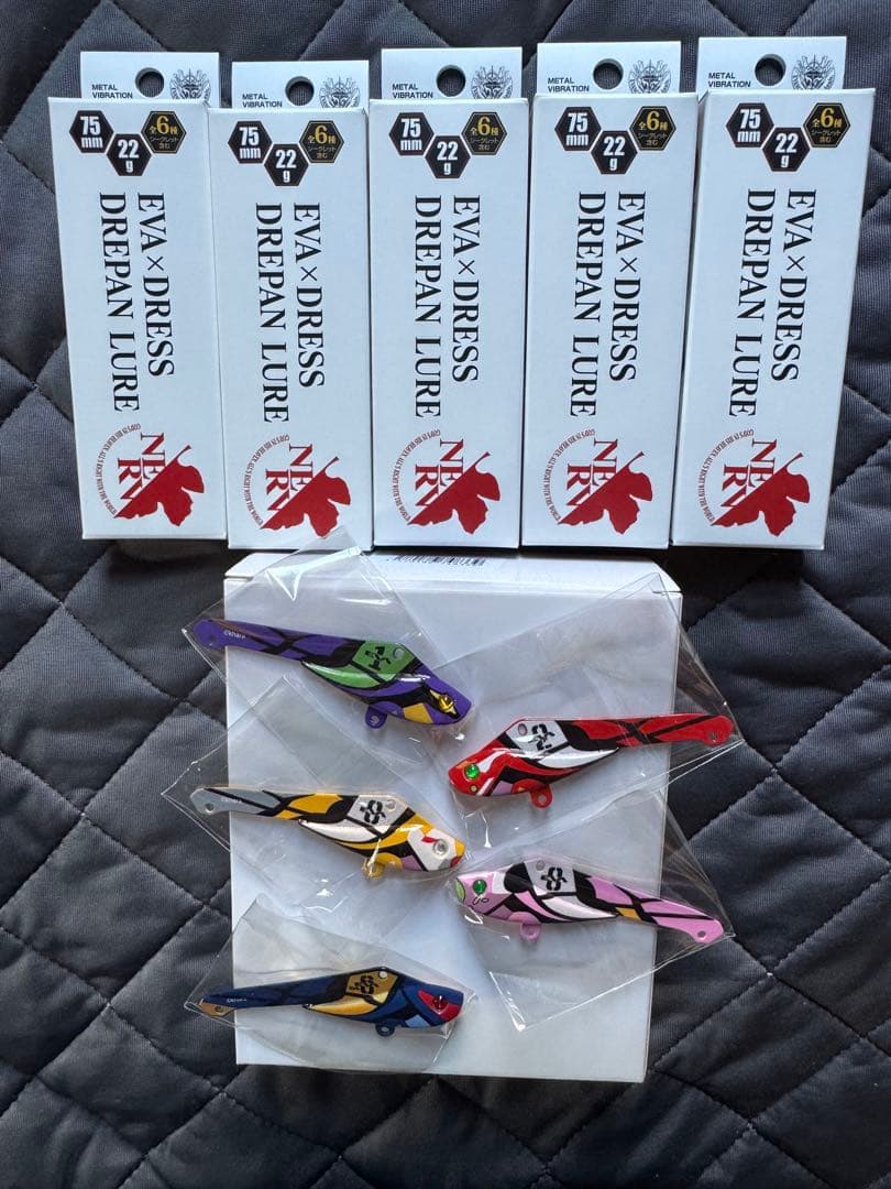 【DRESS】ドレパンルアー　エヴァンゲリオンコラボ5個セット　未使用