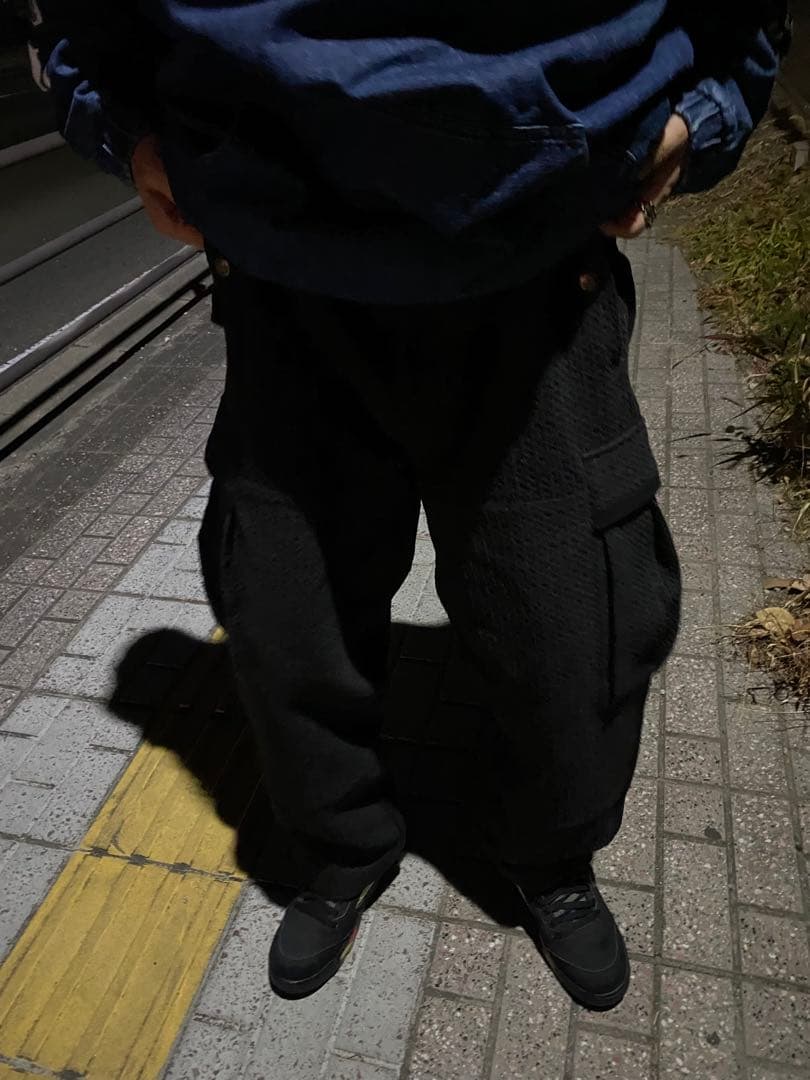 GAKKIN 折り鴉 ペーパークロウ コットン カーゴパンツ XL 70着限定