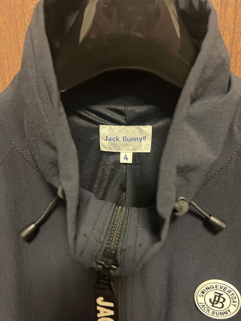 Jack Bunny!! ナイロンジャケット サイズ4 ブラック　極美品
