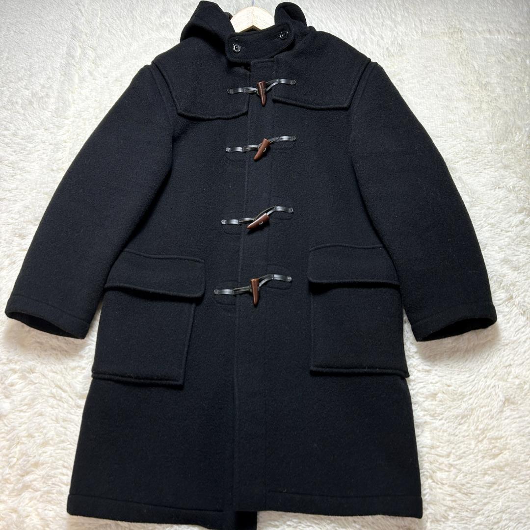 美品✨グローバーオール ダッフルコート ロング丈 チェック柄 トグル L相当