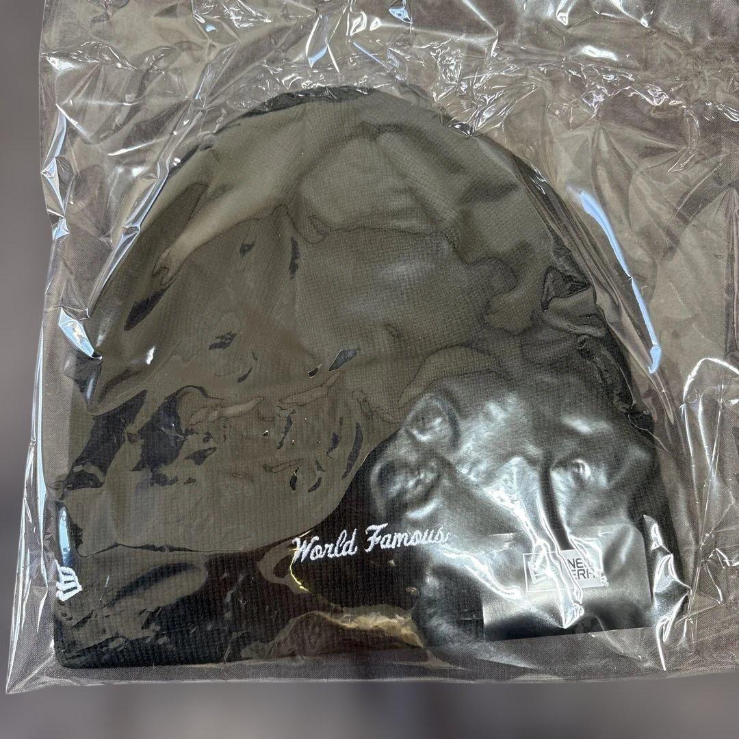 New Era supreme Box Logo Beanie ブラック