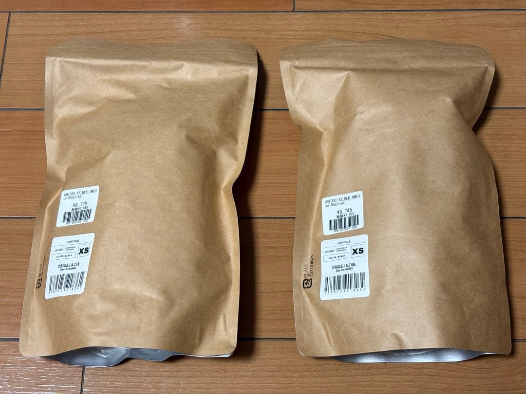 アンファッジ unfudge UN1000 UN1050 ブラック XSサイズ