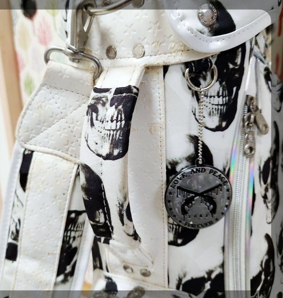 【激レア】MARK&LONA マークアンドロナ スカル柄 キャディバッグ