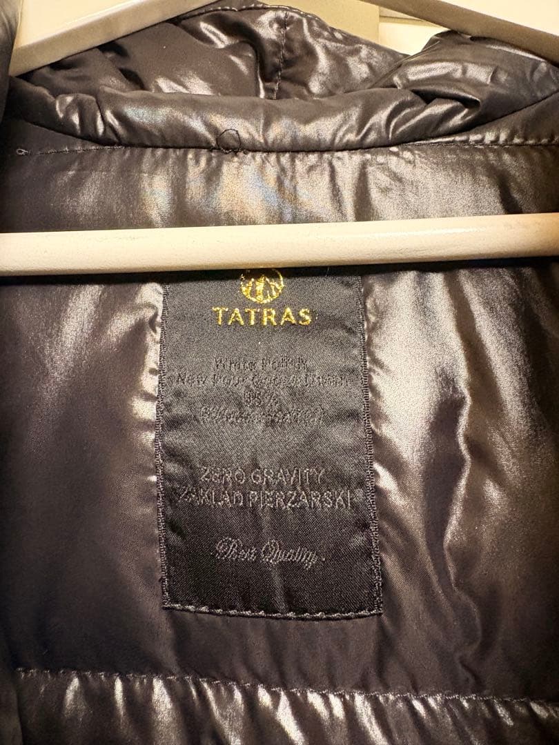 【YU-chan】TATRAS ダウン ブラック MTA-415-10