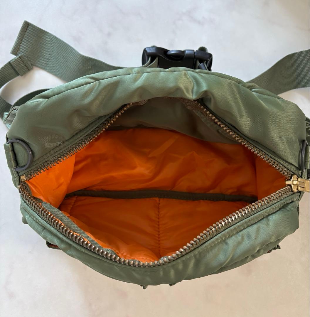 未使用級 porter タンカー セージ ウエストバッグ 廃盤モデル ポーター