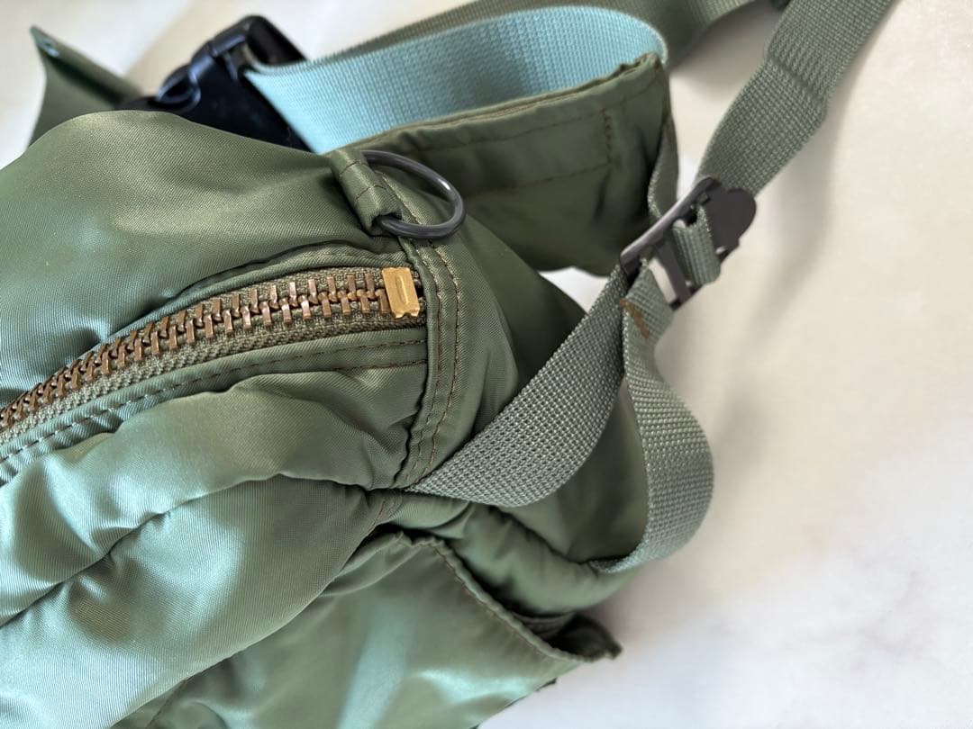 未使用級 porter タンカー セージ ウエストバッグ 廃盤モデル ポーター