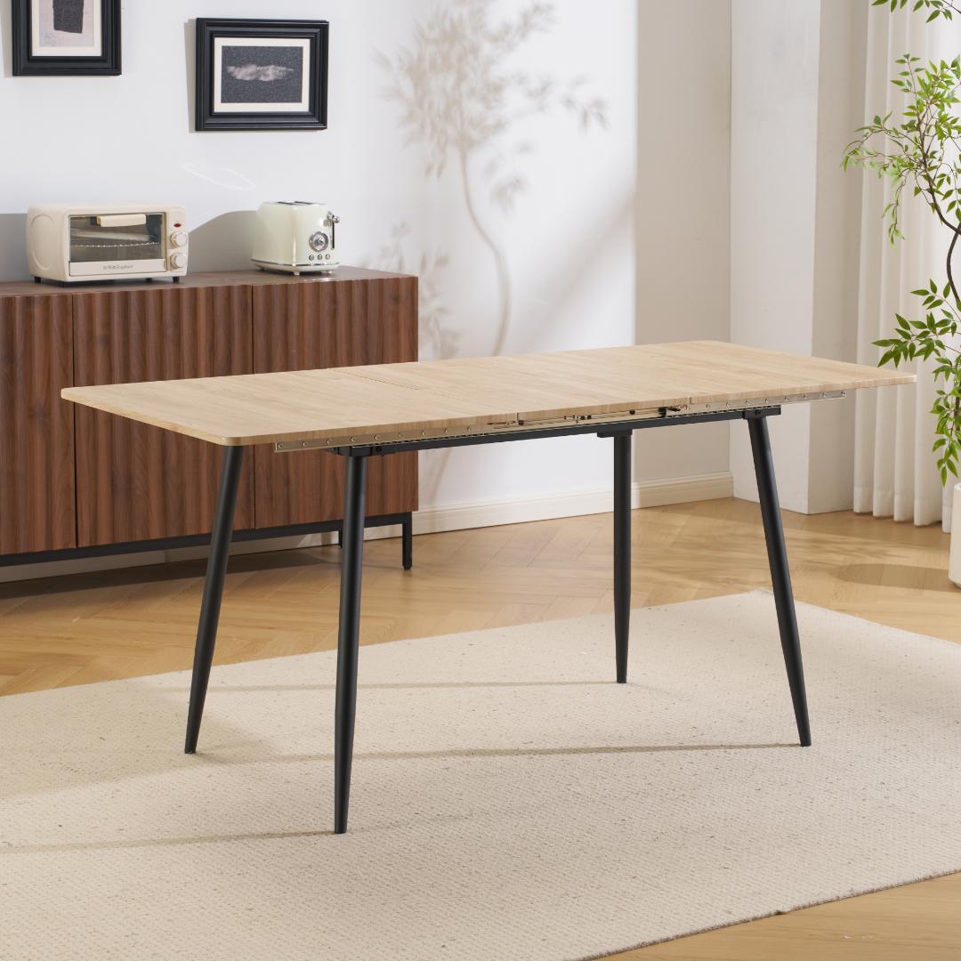 ダイニングテーブル 伸長式ダイニングテーブル　120-160cm NATURAL