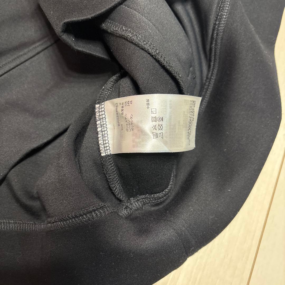 BRIEFING ブラック フード付きトレーナー