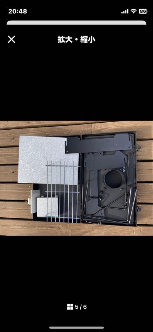 テンマクデザインのアイアンストーブ未使用品