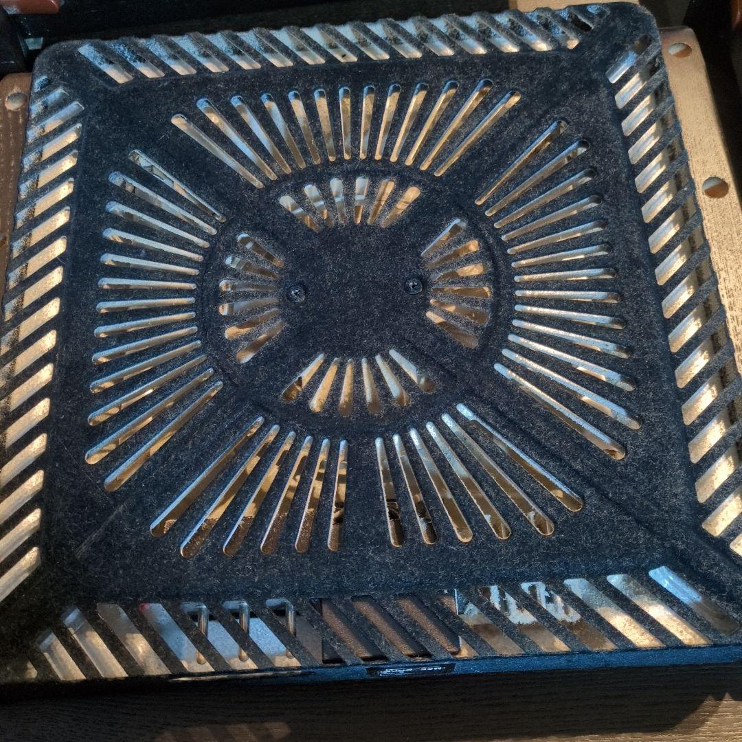 黒い円形こたつ 電源コード付き