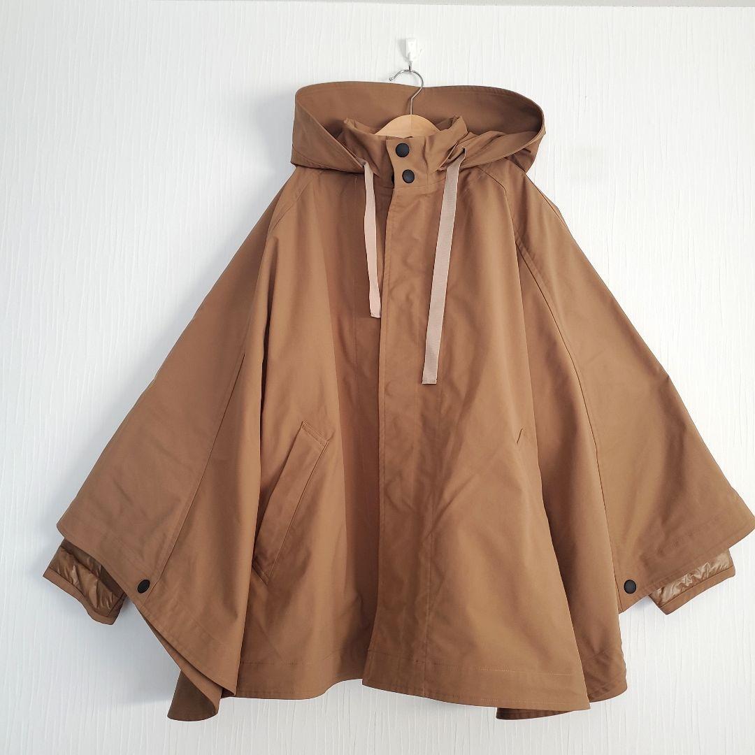 美品 レリル 3way ポンチョ 中綿ライナー付き ジャケット キャメル