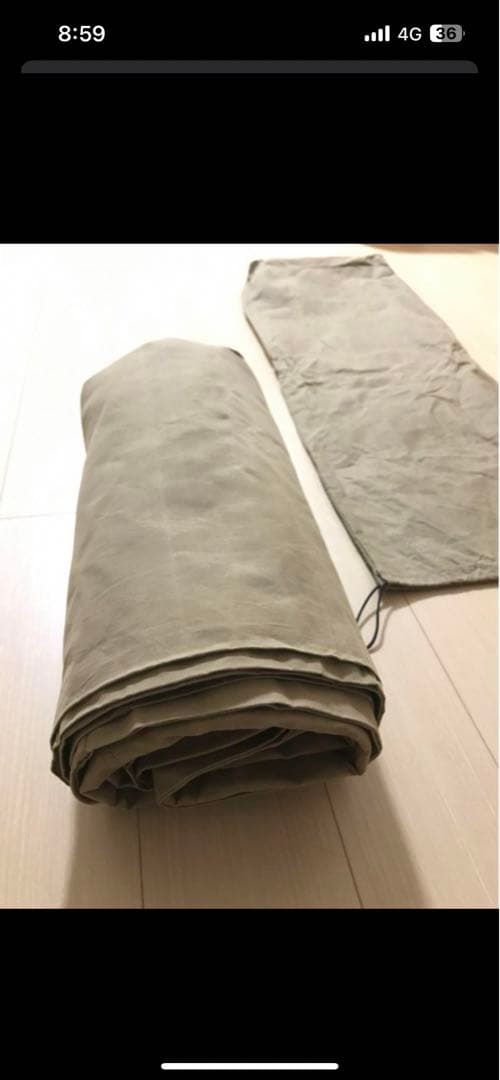 december アウトドア オーダータープ　パラフィン帆布　ディッセンバー