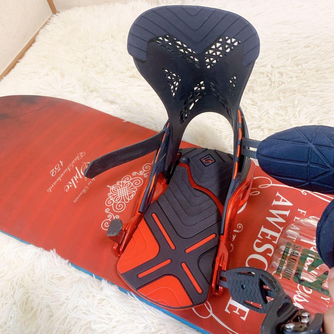 Elan Spike 152 サロモン シャドー M スノーボード３点セット