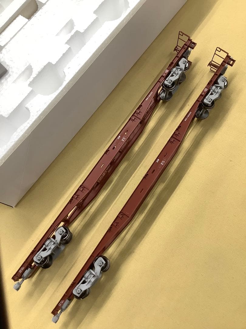 TOMIX HOゲージ HO-713 コキ50000形(コンテナ無グレー)2両