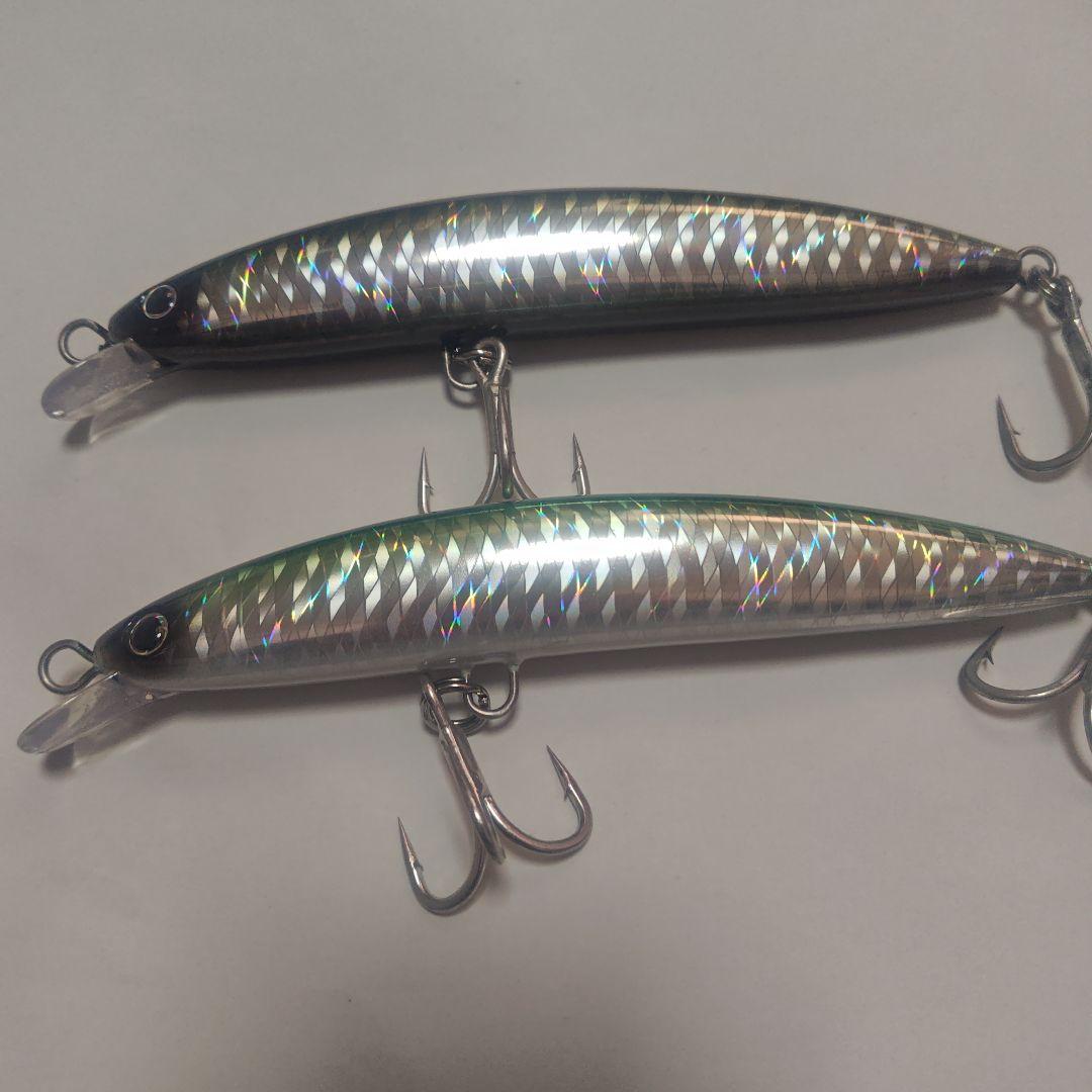 鮎川ルアー パルスミノー ホイル貼り ハンドメイドルアー オールドルアー