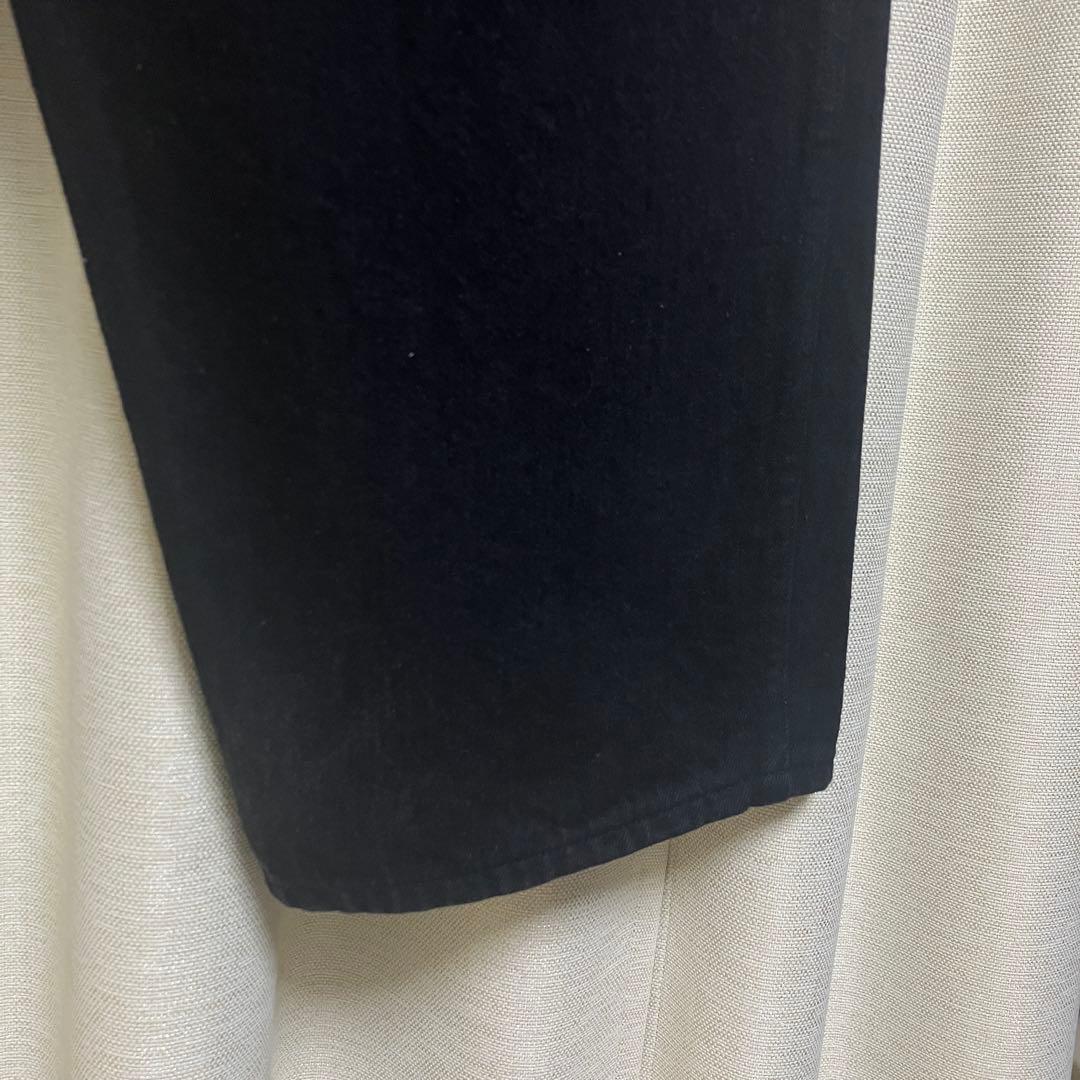 COMOLI コモリ ブラックデニム ベルテッドパンツ サイズ1