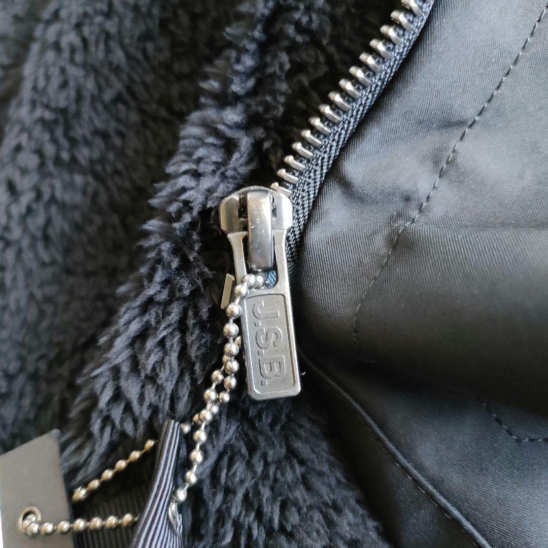 【★未使用・タグ付き★】J.S.B. 総ボア フード付 ベンチコート　M