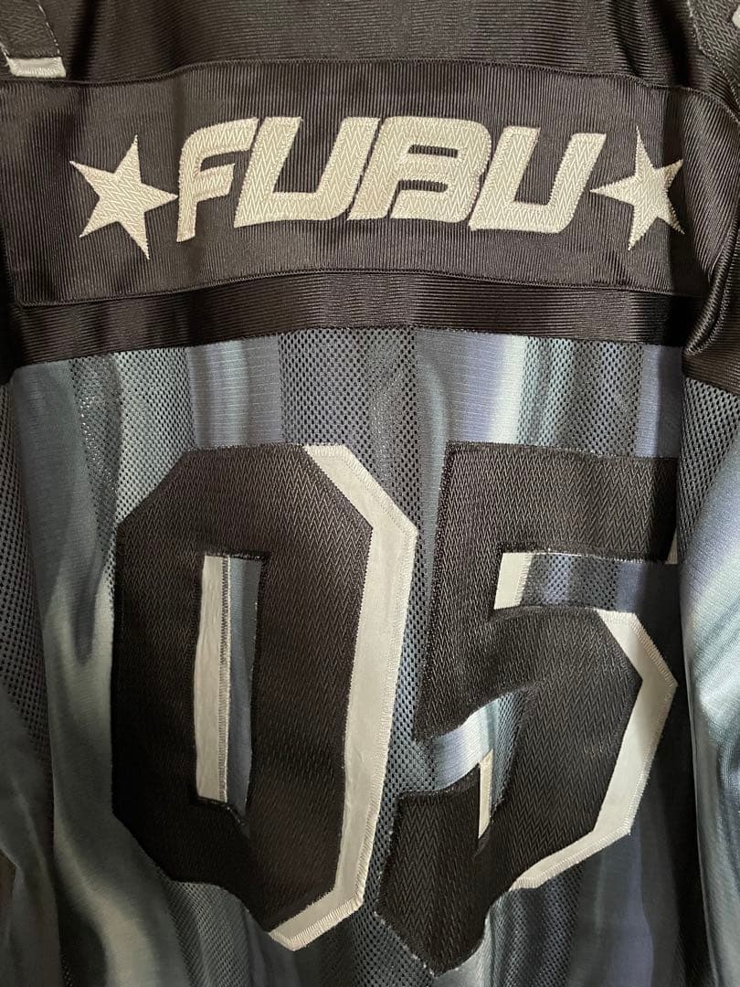 90s FUBU グラデーション　ゲームシャツ　ホッケーシャツ　XL