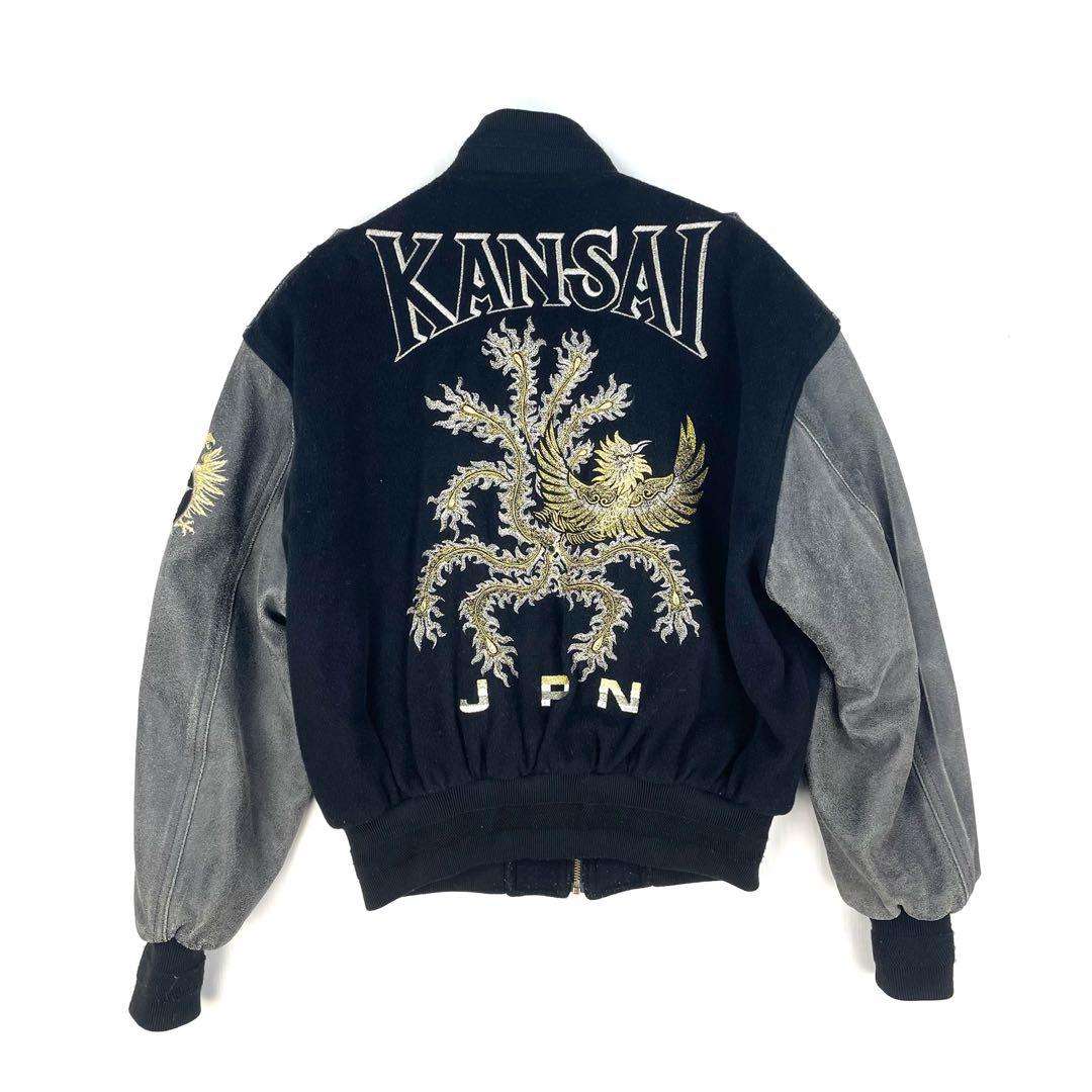 最高傑作】 KANSAI YAMAMOTO 山本寛斎 スタジャン 刺繍 不死鳥 - メルカリ