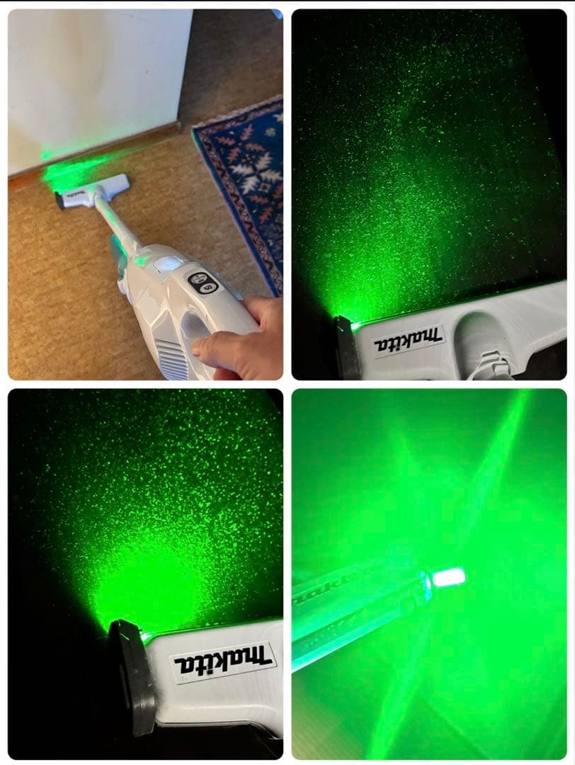 Makita マキタ コードレス掃除機 CL107FD充電器付き LEDライト付