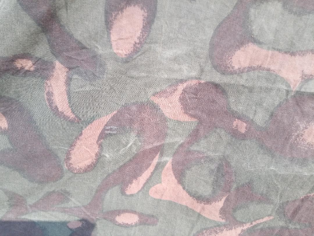 【希少】ハンガリー軍　テントシート2枚組　ハリケーン迷彩　軍幕テント