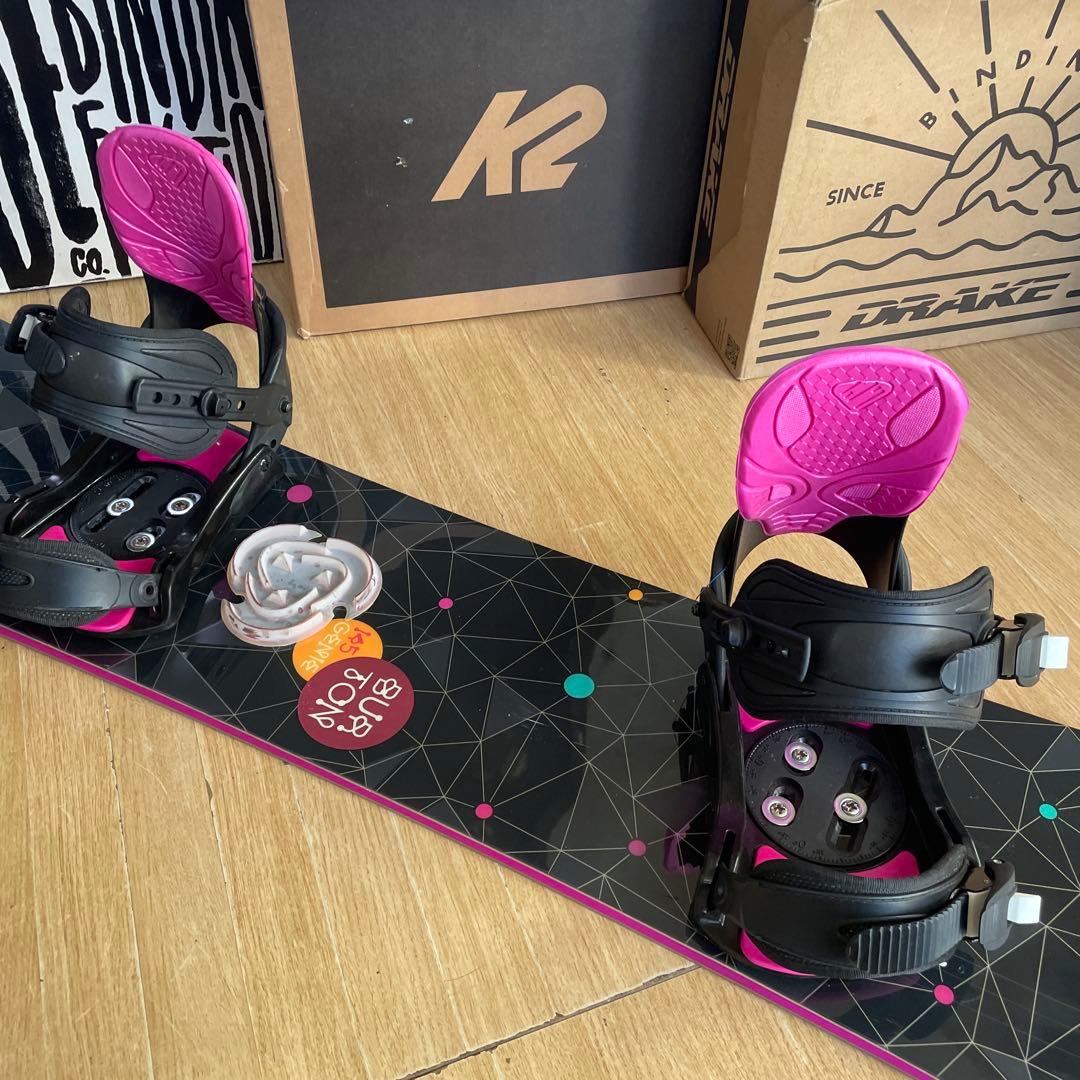 BURTON×NB　バートン　バインディング付　スノーボードセット