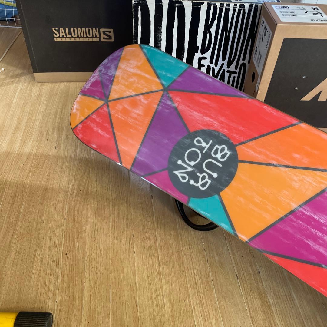 BURTON×NB　バートン　バインディング付　スノーボードセット