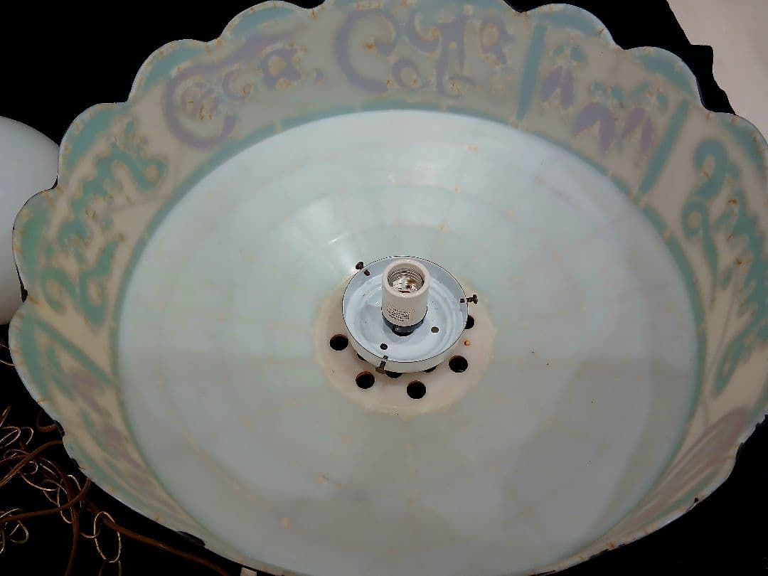 希少！コカ・コーラ ティファニー風 ハンギングランプ ステンド レトロカフェ調