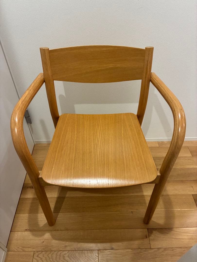 無印良品 オーク材ダイニングアームチェア