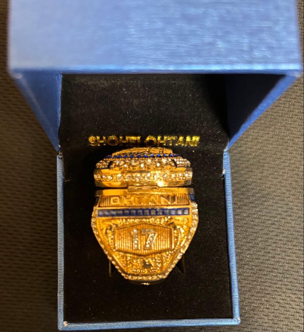 大幅値下⭐️非売品⭐️大谷翔平チャンピオンリング&ワールドチャンピオンミニトロフィー