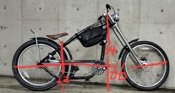 ナーブ ビーチクルーザー カスタム 26インチ 3段ギア