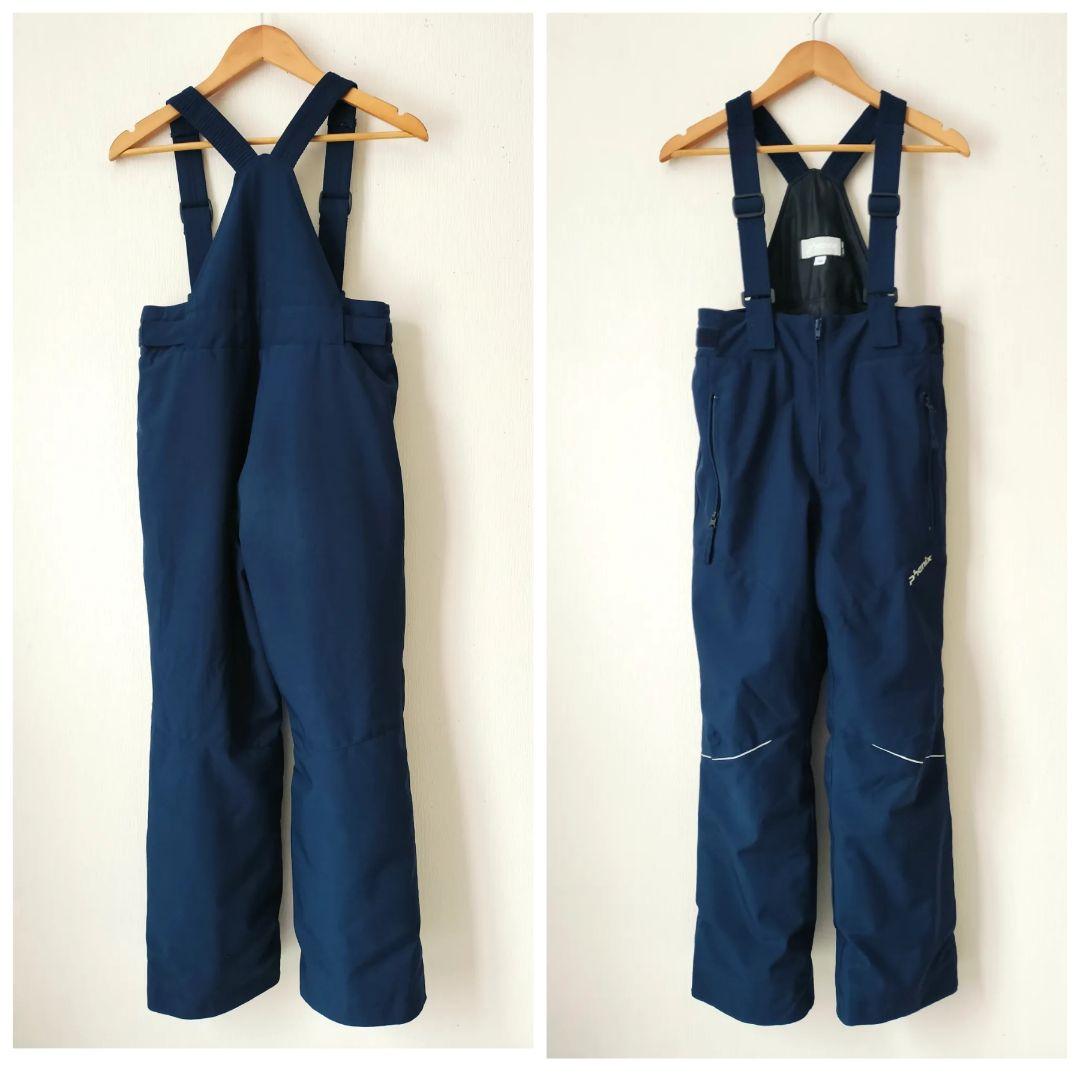 極美品 PHENIX フェニックス スキーウェア 上下150 幾何学 ネイビー