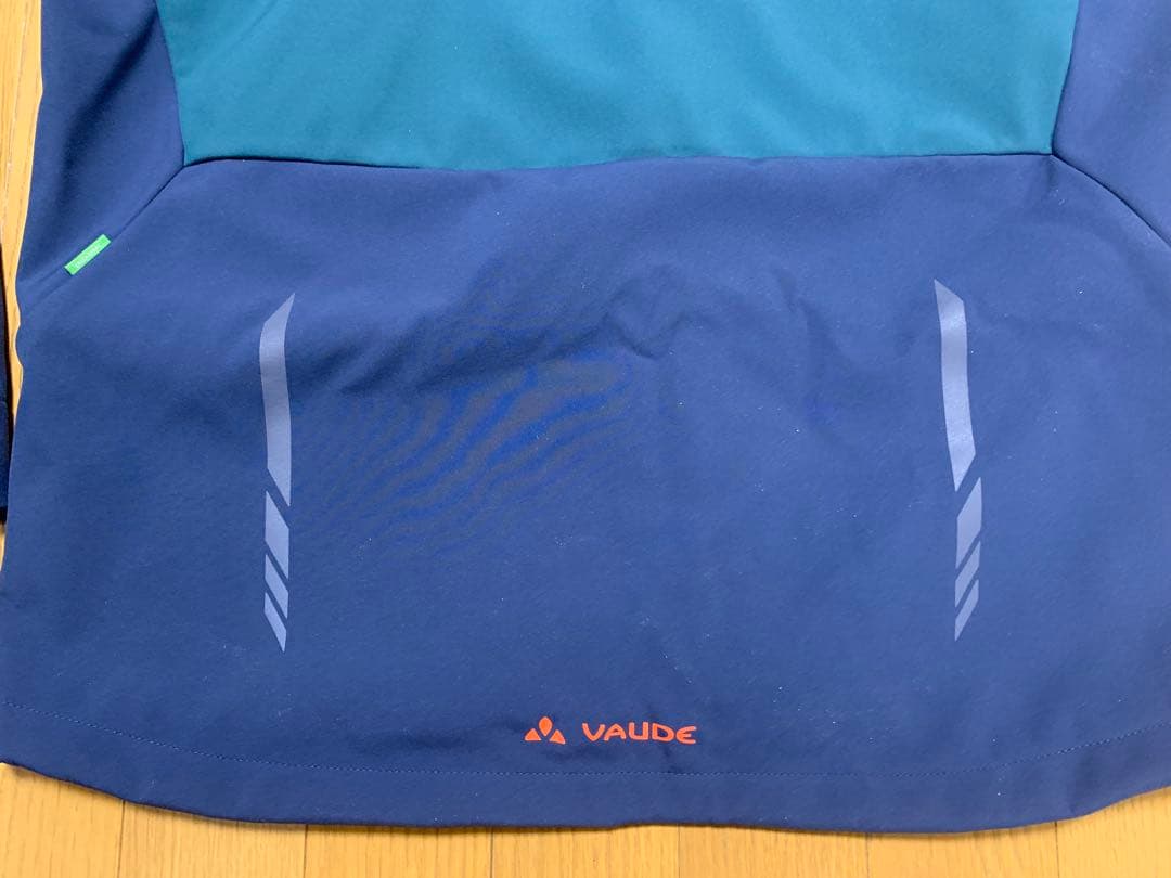 VAUDE QIMSA 防風・防水 ソフトシェルサイクルジャケット M フード