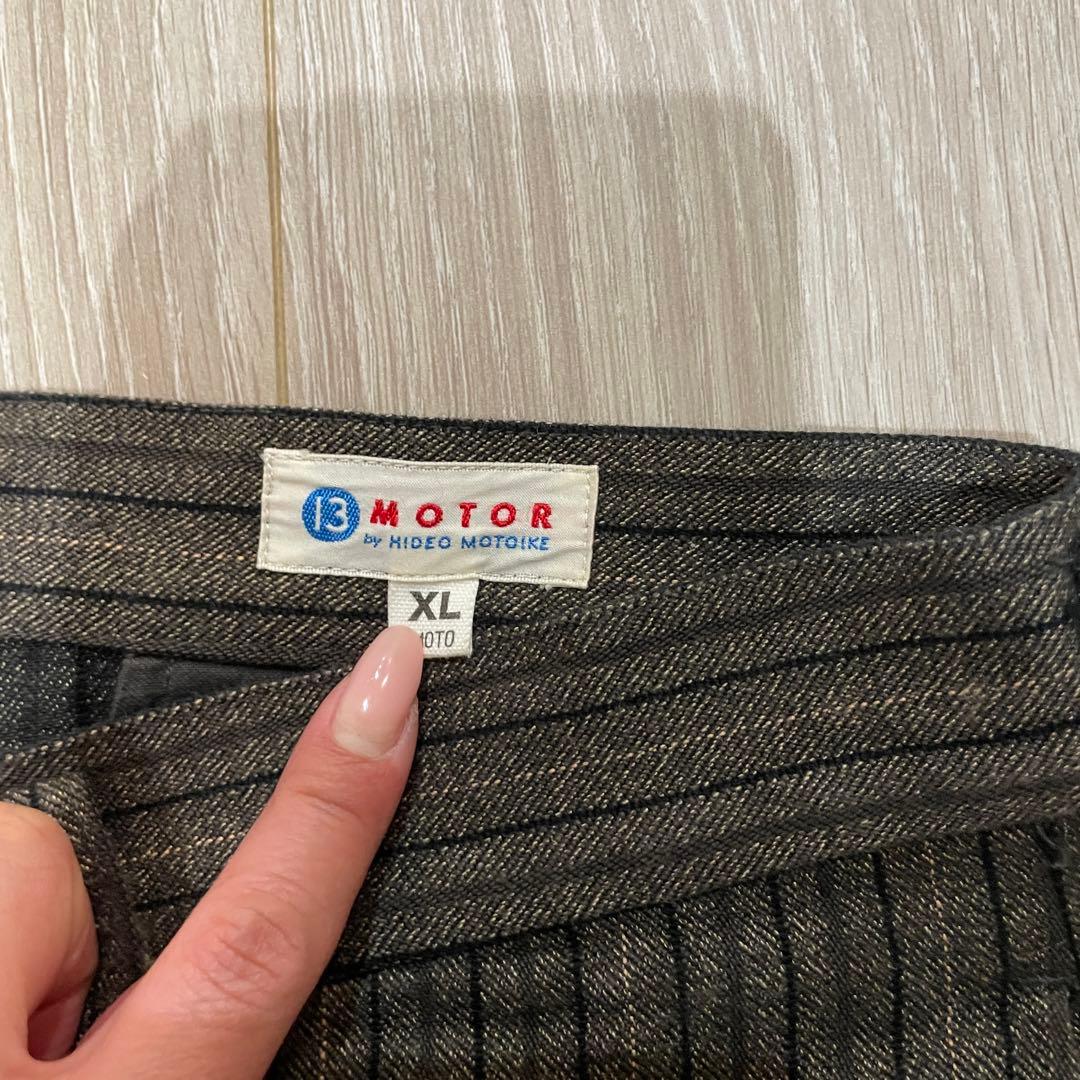 【2点セット】MOTOR モーター 本池秀夫 ヘンリーネック スウェット パンツ