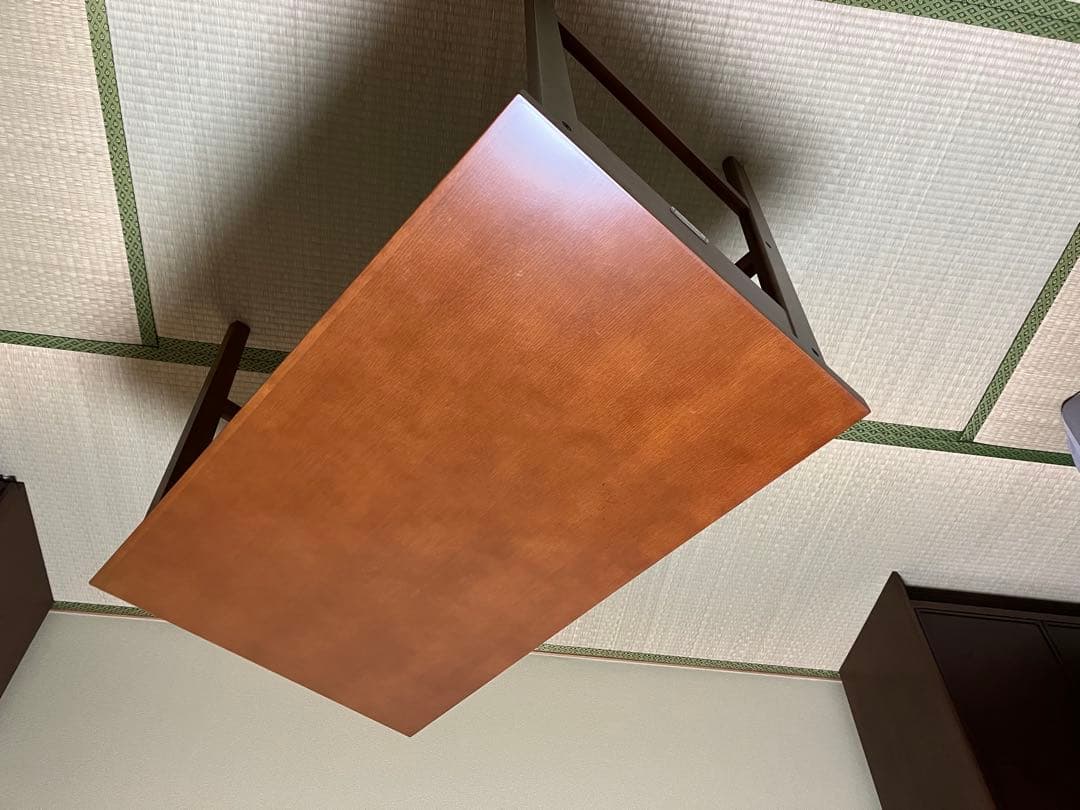 週末特別価格！カリモク60＋　木製学習机 ブラウン　美品！