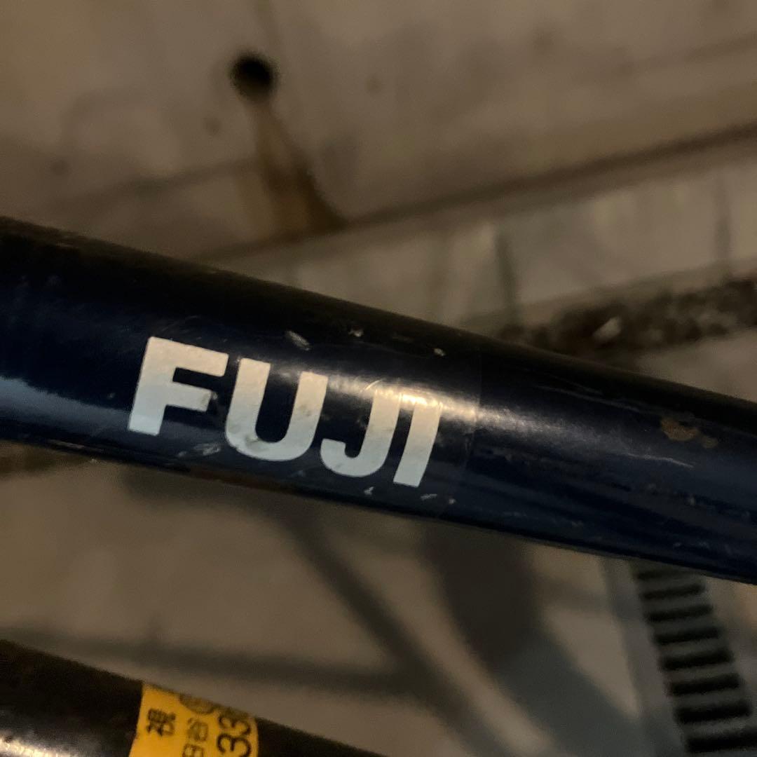 FUJI レトロ　自転車 ネイビー 26インチ