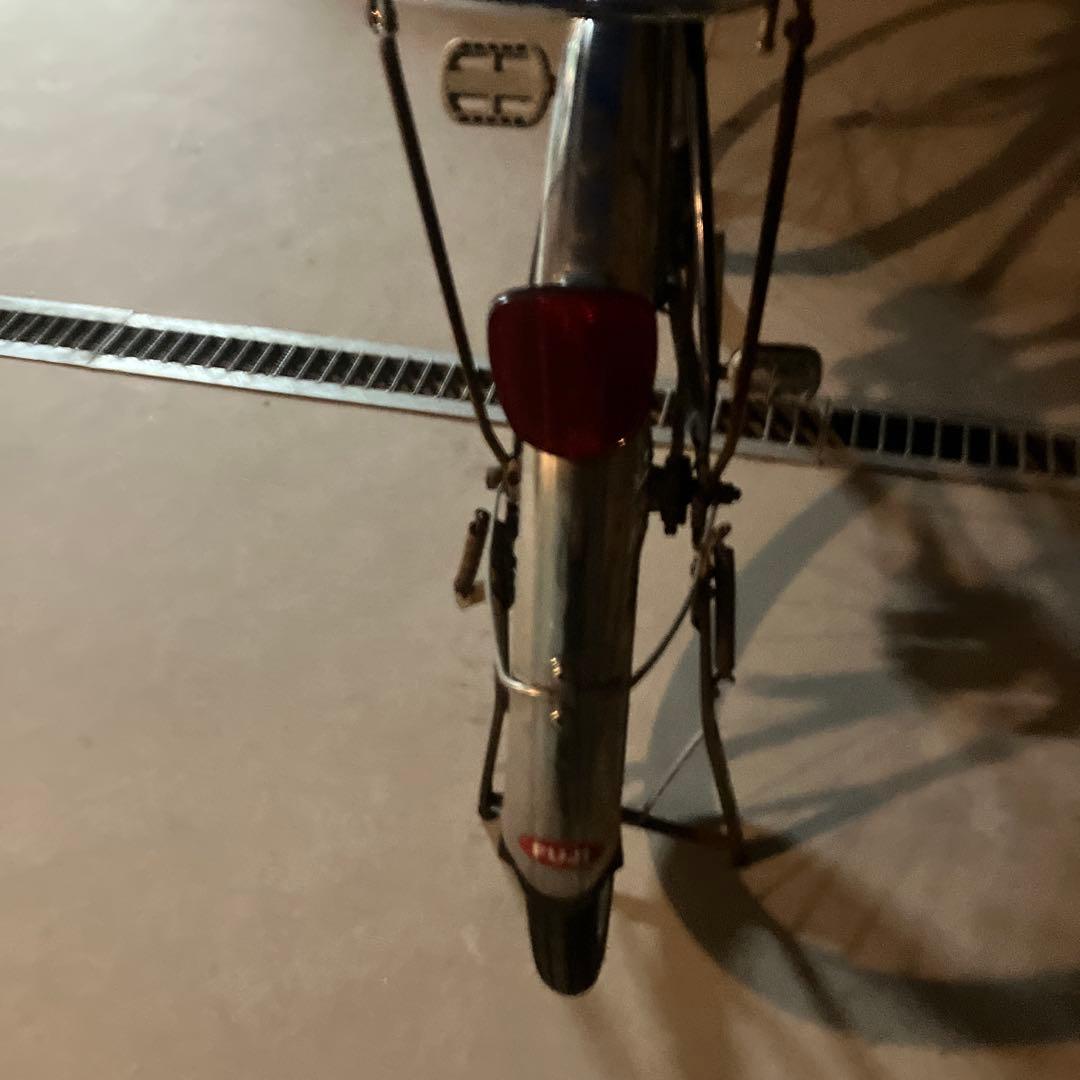 FUJI レトロ　自転車 ネイビー 26インチ