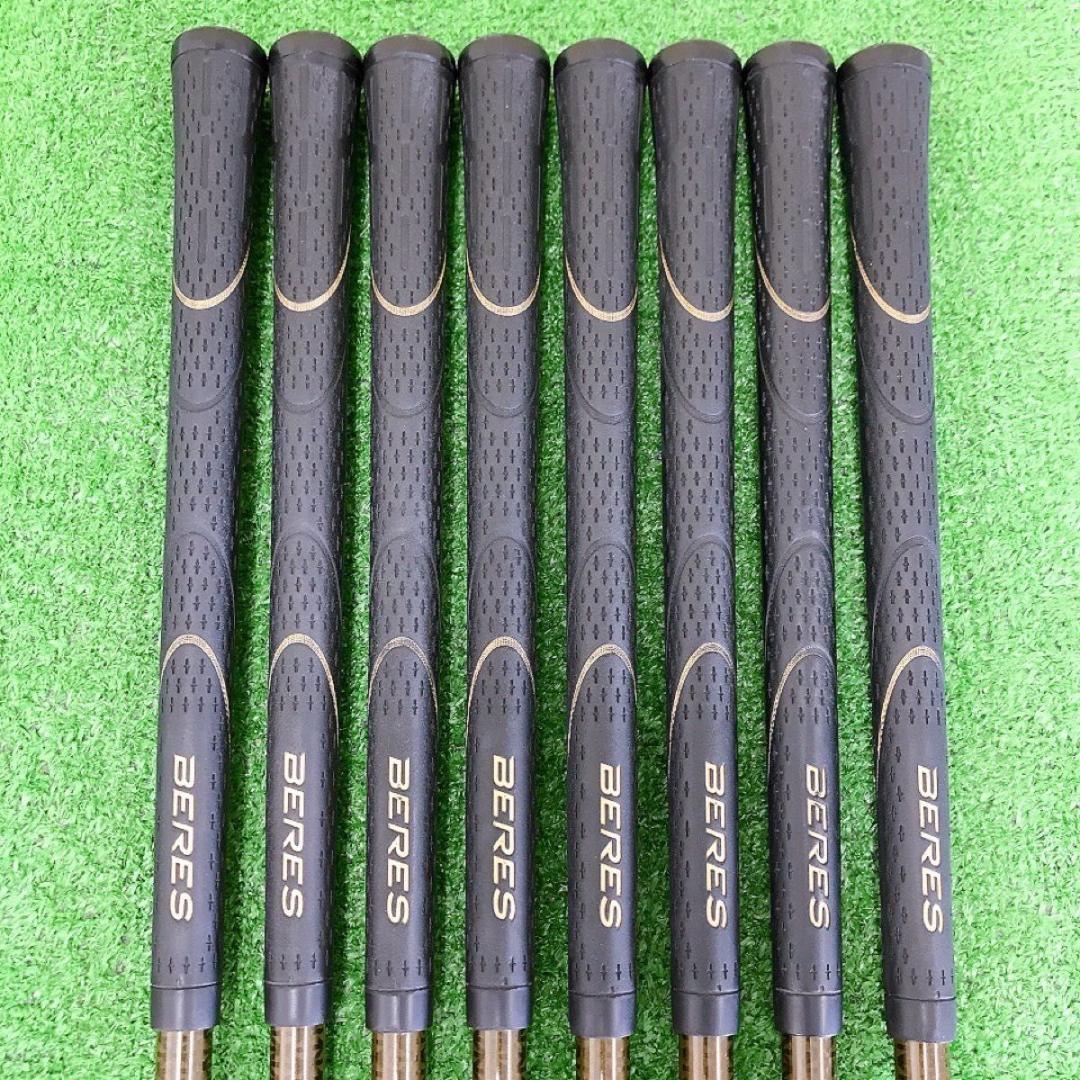チ01★★★3星ホンマ BERES MG602 8本アイアンセット R 3S 金